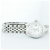 Image 4 : Rolex Ladies Stainless Steel White Diamond Quickset Datejust Wristwatch