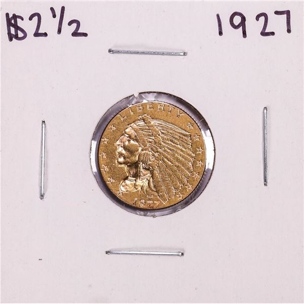 1927 $2 1/2 Indian Head Quarter Eagle Gold Coin