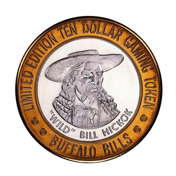 .999 Silver Buffalo Bills Resort & Casino Jean, NV $10 Limited Edition Gaming Token