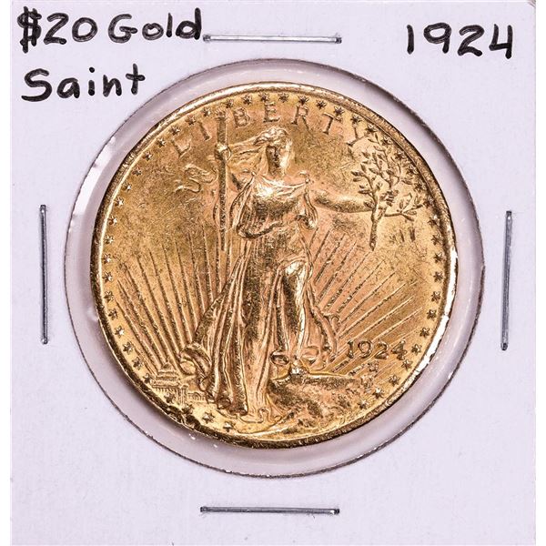 1924 $20 St. Gaudens Double Eagle Gold Coin