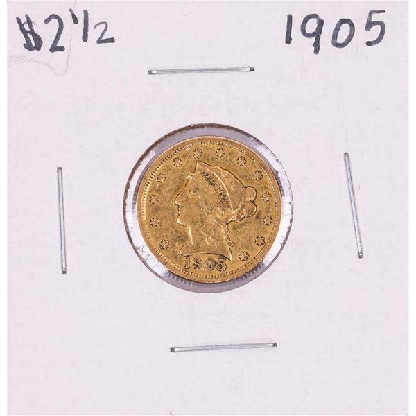 1905 $2 1/2 Liberty Head Quarter Eagle Gold Coin