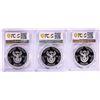 Image 2 : Lot of (3) 2016 Proof South Africa 2 Rand Cheetah Silver Coins PCGS PR70DCAM