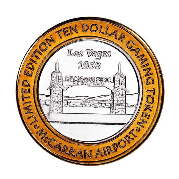 .999 Silver McCarran International Airport Las Vegas, NV $10 Limited Gaming Token