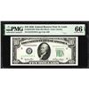 Image 1 : 1950 $10 Federal Reserve Note St. Louis Fr.2010-HW Wide PMG Gem Uncirculated 66EPQ