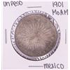 Image 1 : 1901 Mo AM Mexico Un Peso Silver Coin