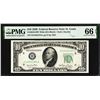 Image 1 : 1950 $10 Federal Reserve Note St. Louis Fr.2010-HW Wide PMG Gem Uncirculated 66EPQ