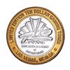 Image 2 : .999 Silver Rio Suite Hotel & Casino Las Vegas $10 Casino Limited Edition Gaming Token