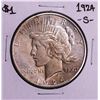 1924-S $1 Peace Silver Dollar Coin