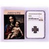 Image 1 : 1555 KB Hungary Denar 'Madonna and Child' Coin NGC XF45 w/ Story Box