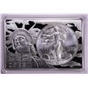 Image 1 : 2013 $1 American Silver Eagle Coin & 2oz Silver Bar Set
