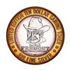 Image 1 : .999 Fine Silver Sam Boyd's Fremont $10 Casino Limited Edition Gaming Token