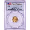 Image 1 : 2009 $5 American Gold Eagle Coin PCGS MS70 First Strike