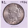 1934 $1 Peace Silver Dollar Coin