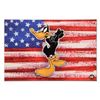 Image 1 : Looney Tunes "Patriotic Series: Daffy Duck" Limited Edition Giclee On Canvas