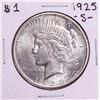 Image 1 : 1925-S $1 Peace Silver Dollar Coin