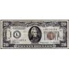 Image 1 : 1934A $20 Hawaii WWII Emergency Issue Federal Reserve Note