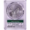 Image 2 : 2021-(P) Ty.1 $1 American Silver Eagle Coin PCGS MS69 Reagan Signature First Day Issue