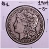 Image 1 : 1904-S $1 Morgan Silver Dollar Coin