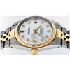 Image 9 : Rolex Men's Two Tone Mother of Pearl Diamond Oyster Perpetual Datejust Wristwatch