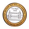 Image 1 : .999 Silver McCarran International Airport Las Vegas, NV $10 Limited Gaming Token