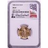 Image 1 : 1986 $10 American Gold Eagle Coin NGC MS69 Don Everhart Signature