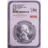 Image 1 : 2018 George Washington Silver Presidential Series Medal NGC MS70 First Day ANA