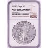 Image 1 : 2019-S $1 Proof American Silver Eagle Coin NGC PF70 Ultra Cameo