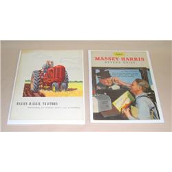 (2) Massey-Harris Buyer's Guides--Full Line Catalogs--1940 & ??