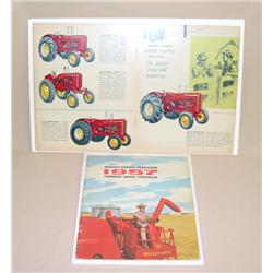 (2) Massey-Harris Handy Farmers Catalog & Full Line Catalog--1957 & ??