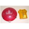 Image 1 : (2) JD Advertising Pieces--S&P Shaker from Clifton, IL & Safety Light Cover from Tomah, WI