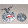 Image 1 : (2) IH Items--'08 Painted Pewter X-mas ornament & Titan 10-20 Watch Fob from Fob Club