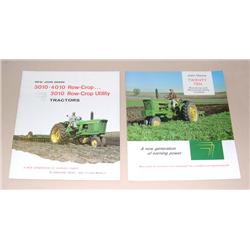 (2) JD Tractor Brochures--2010 & 3010/4010