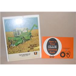 (2) Oliver Pieces--Ollie Coloring Book & Better Farming Brochure