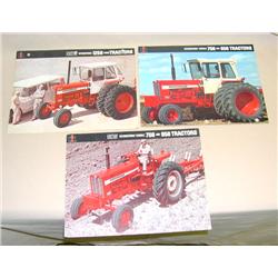 (3) IH Tractor Brochures--756/856 & 1256