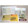 Image 1 : (5) John Deere Pieces of Memorabilia & Literature--1st Day Issue Stamp Book, Reprint Power Farming, 
