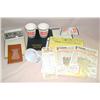 Image 1 : (11) Pieces of CASE Advertising--Grinding Gauges, Cups, Stop Leak, Funnel and more