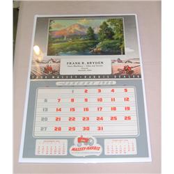 1946 Massey-Harris Calendar from Hallock, MN