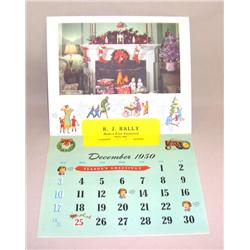 1951 Massey-Harris Calendar from Gardner, IL