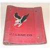 Image 1 : Old JI Case Embossed Leather Binder w/ Eagle Logo