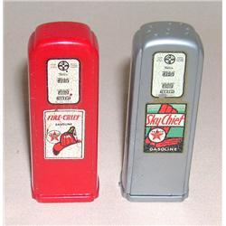 Texaco Fire Chief/Sky Chief Gas Pump S&P Shakers from Merv's Texaco