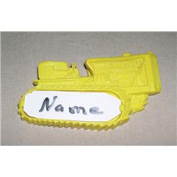 1950's CAT Plastic Crawler Name Tag