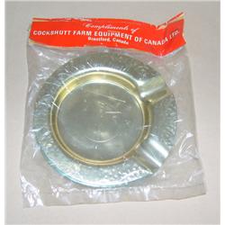 (2) Cockshutt Metal Ashtrays in Original Sack