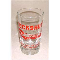 Cockshutt Glass Drinking Glass "Drink Milk for Health--Buy Cockshutt's for Satisfaction"