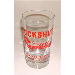 Cockshutt Glass Drinking Glass "Drink Milk for Health--Buy Cockshutt's for Satisfaction"