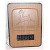 Image 1 : JD 2-leg Deere Logo Digital Clock