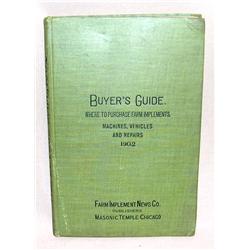 1902 Farm Implement News Buyer's Guide Hardcover