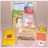 Image 1 : Lot of Misc Farm Advertising items--AC Paint Brushes, Oliver Sack, MM & MH Dealer decals & more