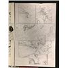 Image 2 : DC COMICS AQUAMAN AND BLACK MANTA NO.1 ORIGINAL INK SKETCH ND PENCIL PAGES