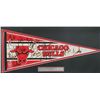 Image 2 : 1991-92 Chicago Bulls Team Autographed Framed 13x30 Pennant w/ 12 Autos w/ Michael Jordan (Beckett)