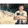 Image 2 : BOBBY ORR SIGNED AND CUSTOM FRAMED LARGE 24 X 24 DISPLAY (ORR COA)